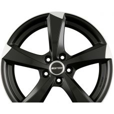 GMP ITALIA ICAN Satin Black Diamond R17 W7.5 PCD5x112 ET35 DIA66.6