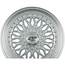 GTP WHEELS GTP 040 Silber Felgenbett Poliert R17 W7.5 PCD5x100 ET35 DIA73.1