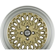 GTP WHEELS GTP 041 Gold Felgenbett Poliert R17 W7 PCD5x100 ET35 DIA60.1