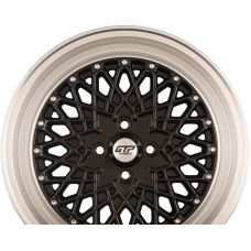 GTP WHEELS GTP 041 Schwarz Felgenbett Poliert R17 W7 PCD5x100 ET35 DIA60.1