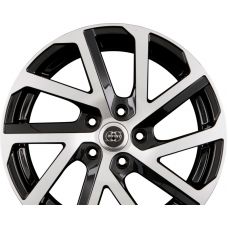 INFINY COBALT Gloss Black Machined Face R16 W7 PCD5x112 ET35 DIA73.1