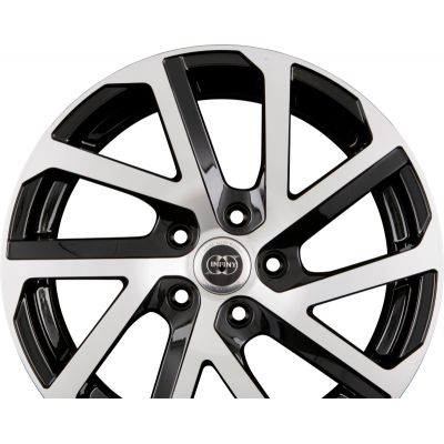 Диски INFINY COBALT Gloss Black Machined Face R17 W7.5 PCD5x112 ET30 DIA73.1
