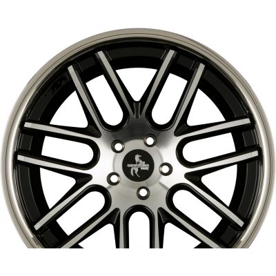 KT14 CONCAVE Black Front Polish Steel Lip (BFPSL)