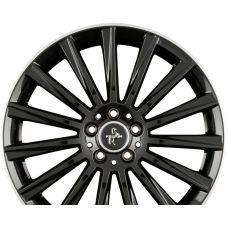KESKIN KT18 TURBO Black Lip Polished (BLP) R19 W8.5 PCD5x112 ET45 DIA72.6