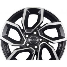 MAK APOLLO Black Mirror Face R17 W7.5 PCD5x110 ET38 DIA65.1