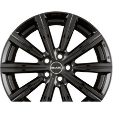 MAK BIRMINGHAM GLOSS BLACK R22 W9.5 PCD5x120 ET43 DIA72.6