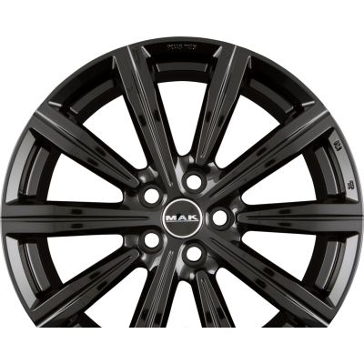 Диски MAK BIRMINGHAM GLOSS BLACK R22 W9.5 PCD5x120 ET43 DIA72.6