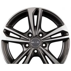 MAK EMBLEMA Gun Metal Mirror Face R15 W6 PCD5x114.3 ET45 DIA67.1