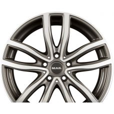 MAK FAHR Gun Metal Mirror Face R19 W8.5 PCD5x120 ET38 DIA72.6