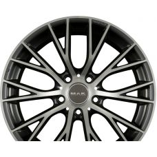 MAK MUNCHEN Gun Metallic Mirror Face R20 W9.5 PCD5x120 ET44 DIA72.6