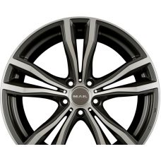 MAK X-MODE Gun Metal Mirror Face R20 W10.5 PCD5x112 ET40 DIA66.6