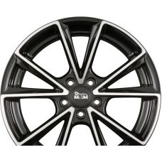 MAM MAM A5 Black Front Polished (BFP) R18 W8 PCD5x112 ET35 DIA66.6