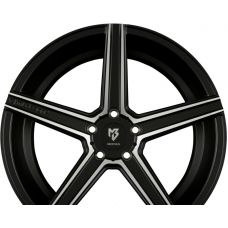 MB-DESIGN KV1 Mattschwarz Poliert R22 W10 PCD5x114.3 ET35 DIA75