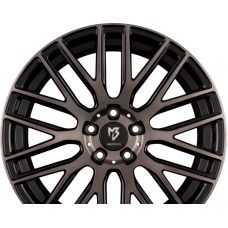 MB-DESIGN KV4 Rauchschwarz Glanzend Poliert R20 W9 PCD5x120 ET40 DIA72.6