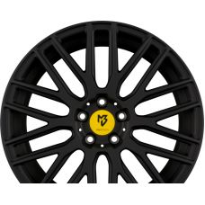 MB-DESIGN KV4 Schwarz Stumpfmatt Gepulvert R20 W9 PCD5x112 ET20 DIA66.6