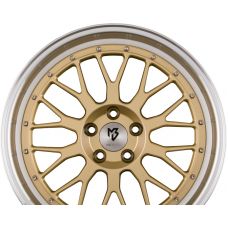 MB-DESIGN LV1 Gold Poliert R19 W8.5 PCD5x112 ET45 DIA75