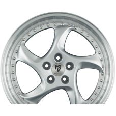 MB-DESIGN TURBO S Silber Glanzend Lackiert Aussenbett Poliert R19 W9 PCD5x108 ET42 DIA75