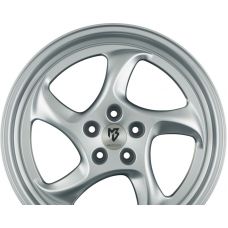 MB-DESIGN TURBO Silber - Lichtsilber Glanzend Lackiert R19 W9 PCD5x108 ET42 DIA75