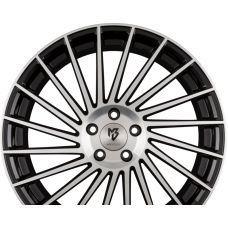 MB-DESIGN VR3 Glanzschwarz Poliert R18 W7.5 PCD5x100 ET33 DIA67.1