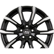MSW MSW 79 Gloss Black Full Polish R18 W7 PCD5x112 ET43 DIA57.1