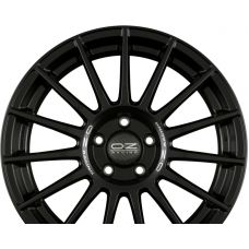 OZ SUPERTURISMO LM Matt Black + Silver Lettering R18 W8 PCD5x114.3 ET45 DIA75