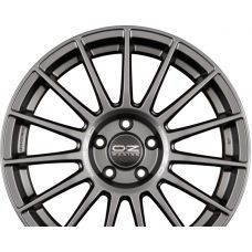 OZ SUPERTURISMO LM Matt Graphite + Silver Lettering R18 W8 PCD5x112 ET35 DIA75
