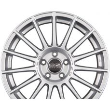 OZ SUPERTURISMO LM Matt Race Silver + Black Lettering R18 W7.5 PCD5x112 ET50 DIA75