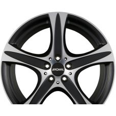 RONAL R55 SUV Mattschwarz-Frontkopiert R20 W9.5 PCD5x127 ET50 DIA71.6