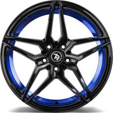 seventy9 SV-A BGBIL - Black glossy blue inner lip R18 W8 PCD5x112 ET35 DIA66.6
