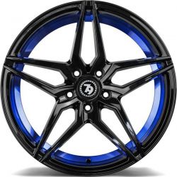 SV-A BGBIL - Black glossy blue inner lip