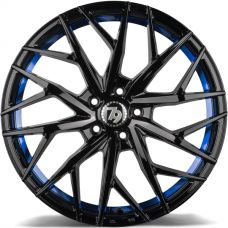 seventy9 SV-C BGBIL - Black glossy blue inner lip R19 W8.5 PCD5x114.3 ET40 DIA73.1