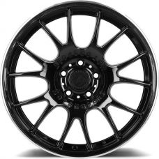 seventy9 SV-H BGLP - Black Glossy Lip Polished R18 W8 PCD5x112 ET35 DIA66.6
