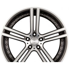 TEAM DYNAMICS LE MANS Matt-Graphite Polished R18 W8.5 PCD5x112 ET45 DIA73.1