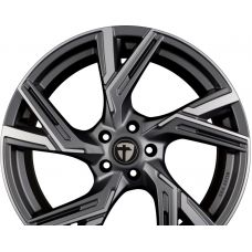TOMASON AR1 Matt Anthracite Diamond Polished R20 W9 PCD5x120 ET40 DIA65.1
