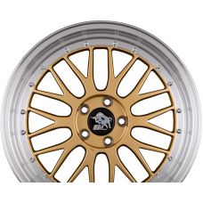 Ultra Wheels UA3-LM Gold Rim Polished R18 W8.5 PCD5x120 ET35 DIA72.6