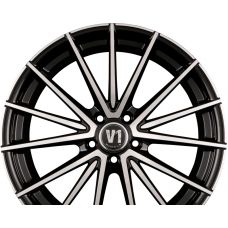 V1 Wheels V2 Schwarz Front Poliert SP+ R18 W8 PCD5x112 ET35 DIA66.6
