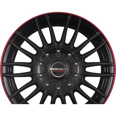 Диски BORBET CW3 Black Glossy Red Ring R18 W7.5 PCD6x139.7 ET50 DIA92.4