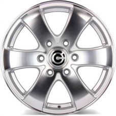 Carbonado Mammuth BSFP - Biliant Silver Front Polished R16 W7 PCD6x130 ET50 DIA84.1