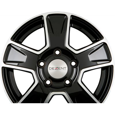 Диски DEZENT VAN DARK - Black Polished R16 W6.5 PCD6x130 ET62 DIA84.1
