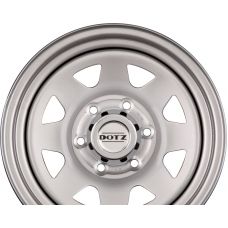 DOTZ DAKAR Silver - Offroad Stahlfelge R16 W7 PCD6x139.7 ET36 DIA106