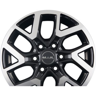 Диски MAK GRAVEL Black Mirror Face R18 W8 PCD6x114.3 ET45 DIA66.1