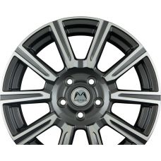 MOTEC WM1-VANTASTIC Grau Poliert R18 W7.5 PCD6x130 ET47 DIA84.1
