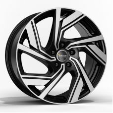AVUS Racing AC-521 Black Polished R20 W8 PCD5x112 ET45 DIA57.1
