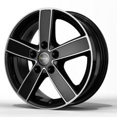AVUS Racing AC-V51 Black Polished R18 W8 PCD5x120 ET50 DIA65.1