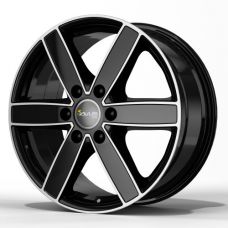AVUS Racing AC-V61 Black Polished R18 W8 PCD6x114.3 ET30 DIA66.1