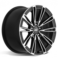 AEZ ALASKA DARK - Schwarz Glanzend Frontpoliert R20 W11 PCD5x130 ET60 DIA71.6