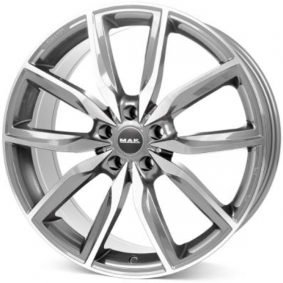 Диски Mak Allianz 8x20 5x120 ET30 DIA72,6 (gun metal mirror face)