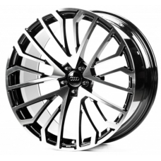 Replica Forged Audi (A01002) 10x23 5x112 ET15 DIA66,6 (gloss black machined face)