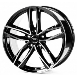 Audi (A20822) gloss black machined face