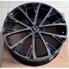 Replica Forged Audi (A2110264) 8,5x21 5x112 ET43 DIA66,6 (gloss black dark machined face)